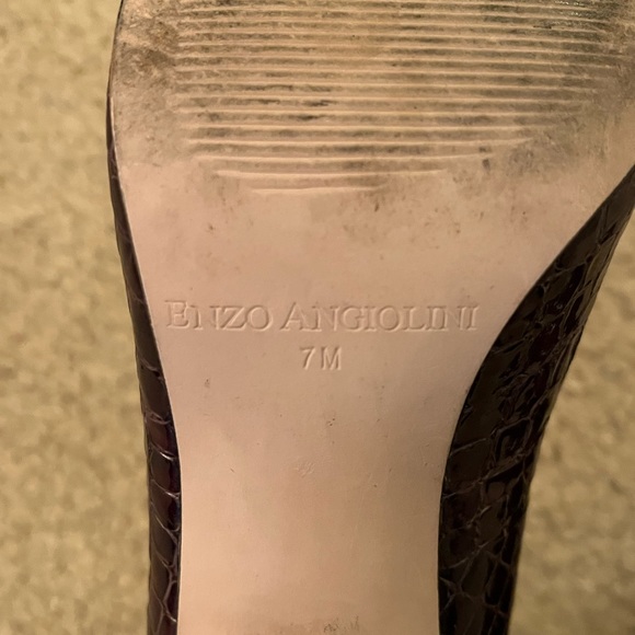 3/$12🍀Enzo Angiolini Peep Toe Heels - Picture 7 of 9